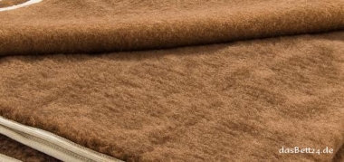 Kamelhaar Plüschdecke