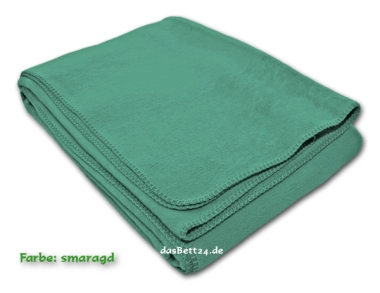 Bio Baumwolle Velourdecke ANNE farbig