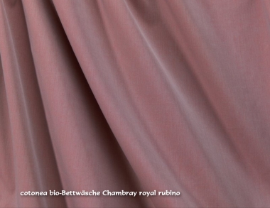 cotonea Bettwäsche Chambray Royal