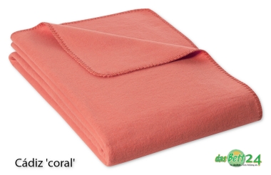 Preview: Bio Baumwolle Jacquard Decke Cádiz