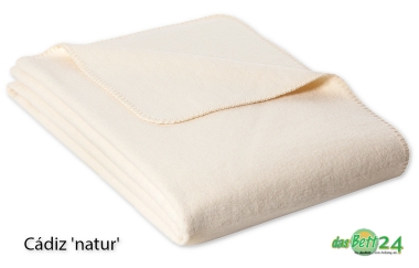 Bio Baumwolle Jacquard Decke Cádiz