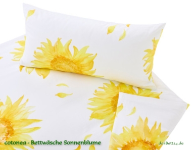 Cotonea Bettwäsche Sonnenblume