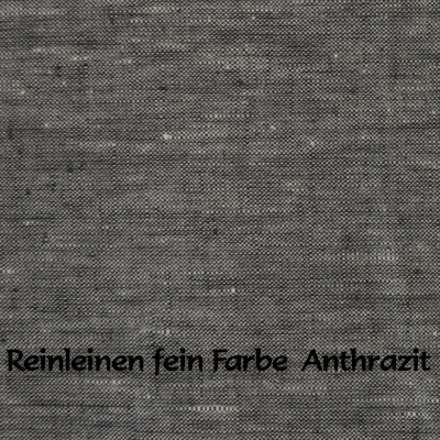 Reinleinen fein Anthrazit
