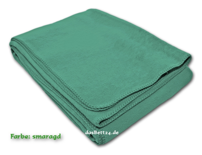 Bio Baumwolle Velourdecke ANNE farbig