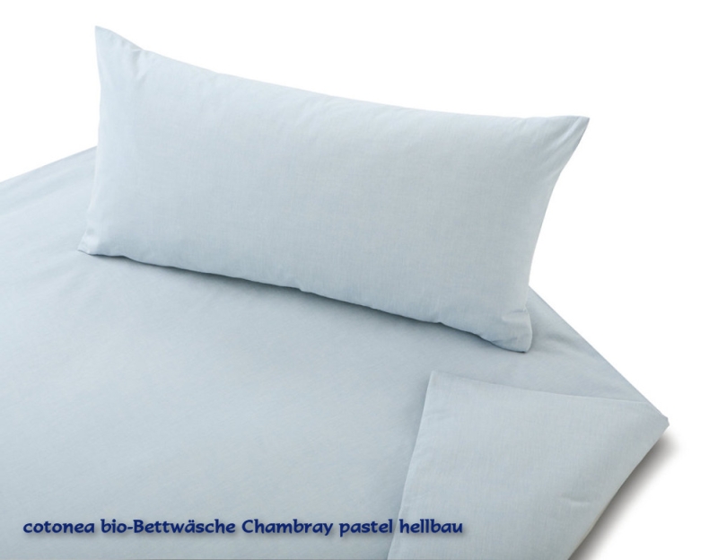cotonea Bettwäsche Chambray Pastell
