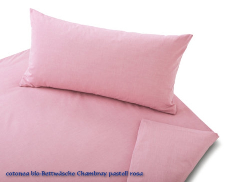 cotonea Bettwäsche Chambray Pastell