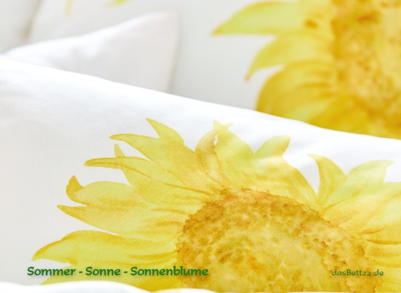 Cotonea Bettwäsche Sonnenblume