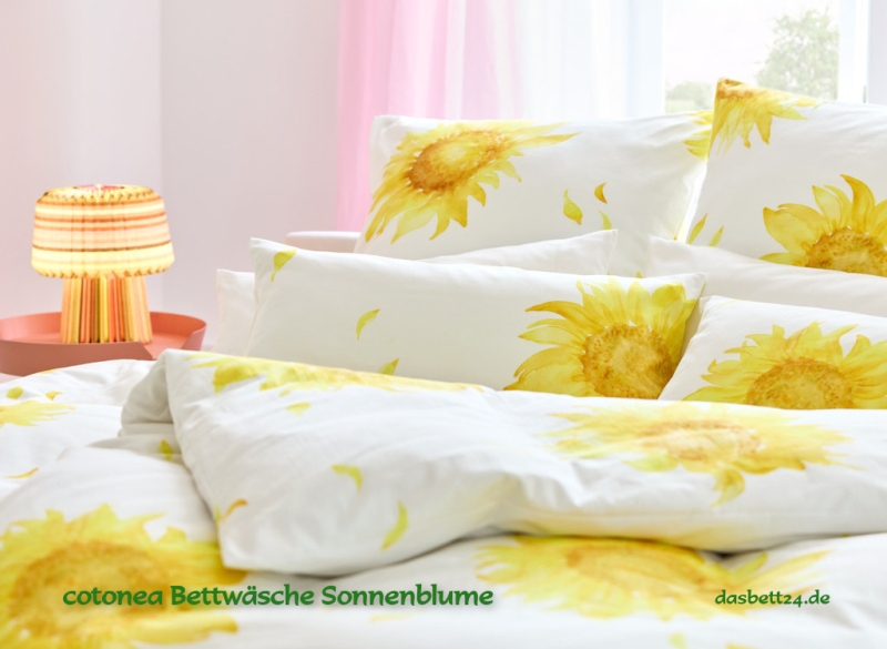 Cotonea Bettwäsche Sonnenblume