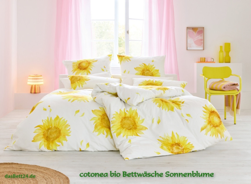 Cotonea Bettwäsche Sonnenblume